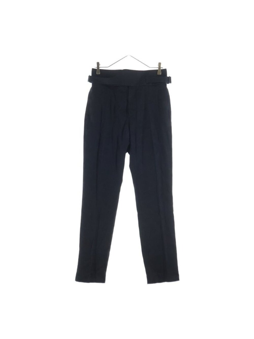 Louis Vuitton Trousers Wool Pleated Pants Black
